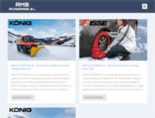Tablet Screenshot of ams-accesorios.com